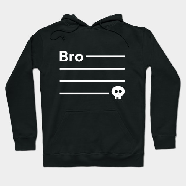 Starts with Bro Ended with Skull Emoji Meme Hoodie by Aome Art